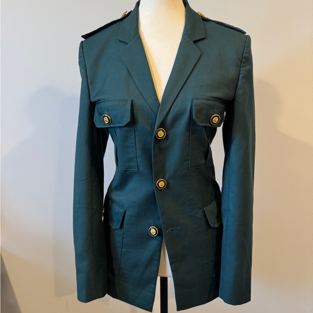Green blazer, XS